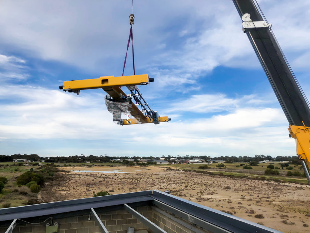 Pump Station Overhead Crane - Goolwa | Williams Metal Fabrications